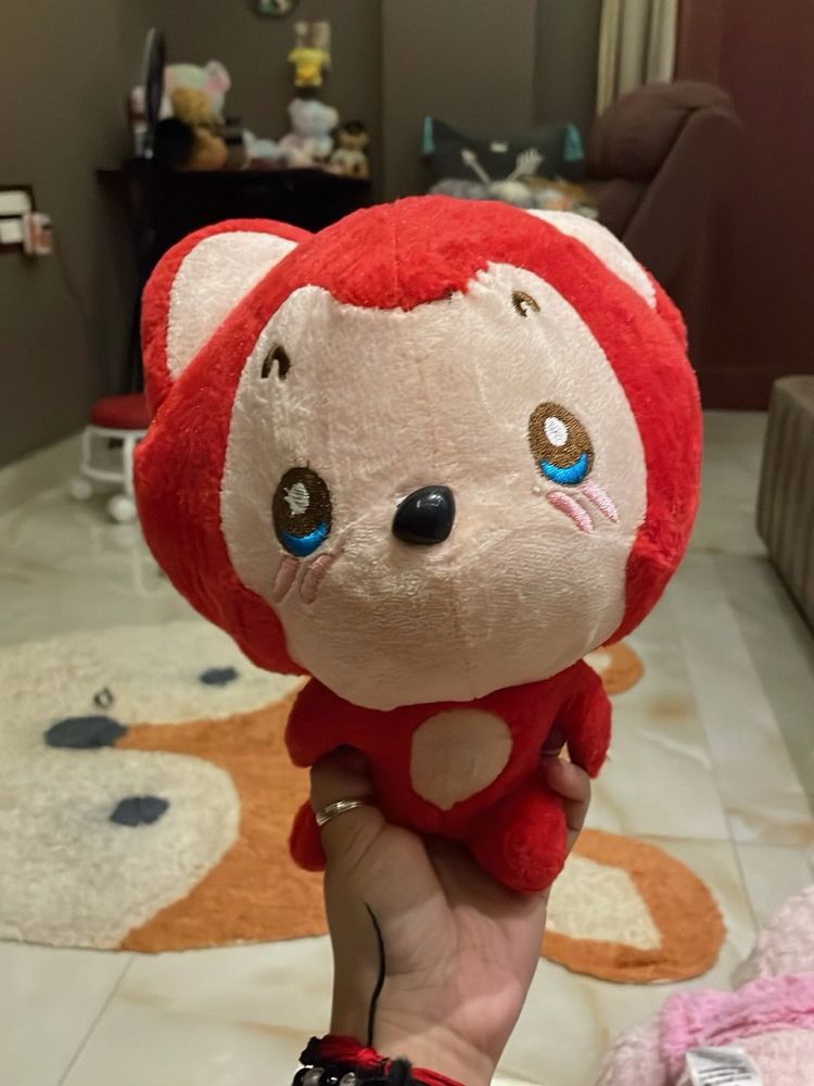 Cute Red Plush Toy