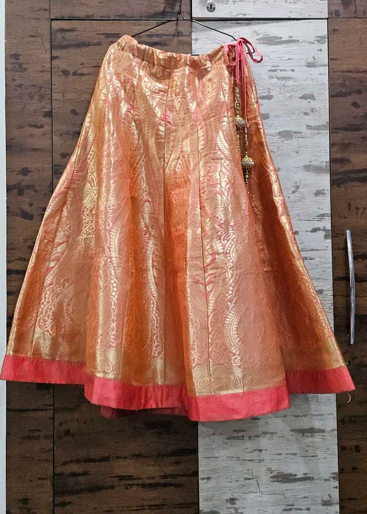 Elegant Brocade Ethnic Lehenga