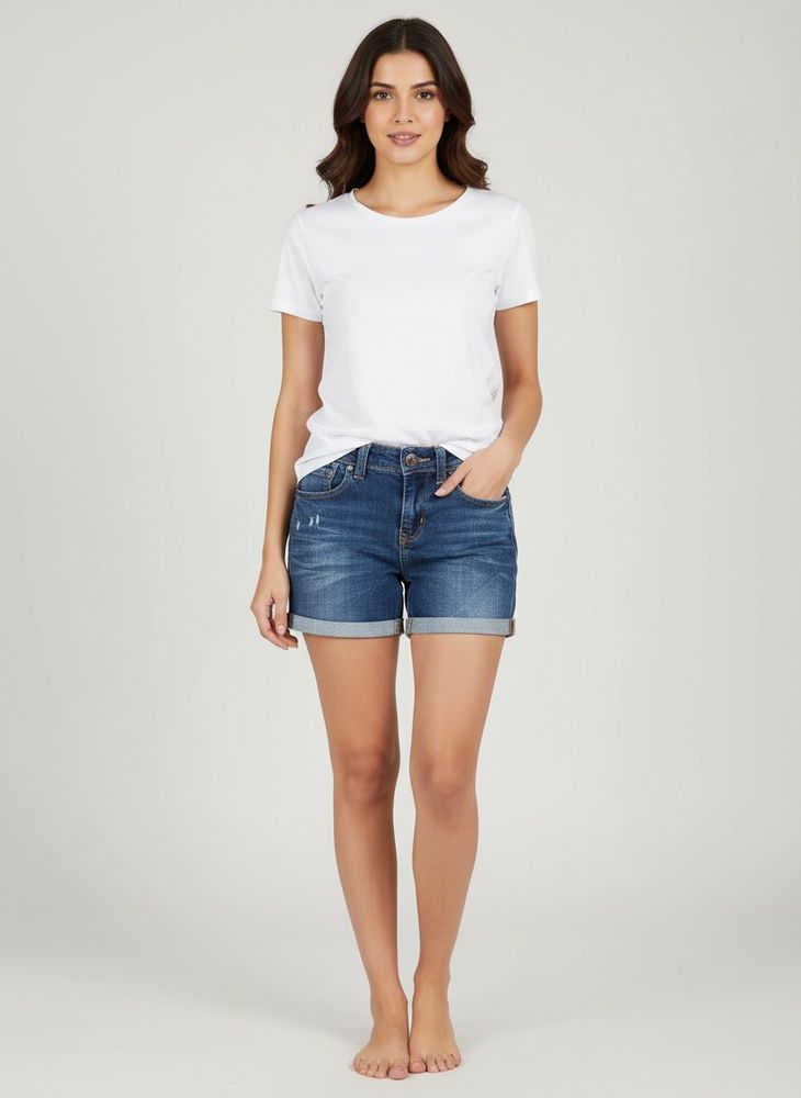 Only Blue Denim Shorts