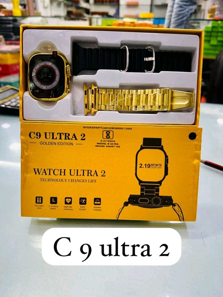 C9 Ultra 2 Golden Edition Smart Watch