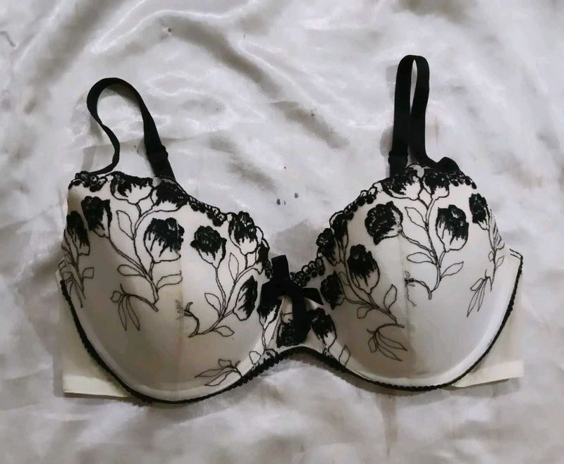 Elegant Embroidered Bra