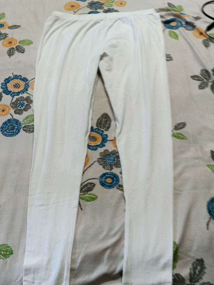 Comfortable White Leggings