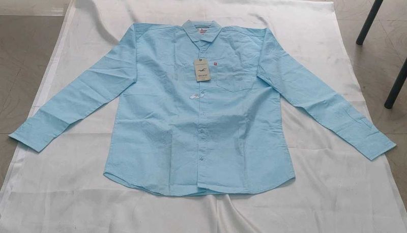 Men's Light Blue Casual Shirt