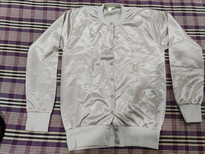 Vintage Embroidered Bomber Jacket
