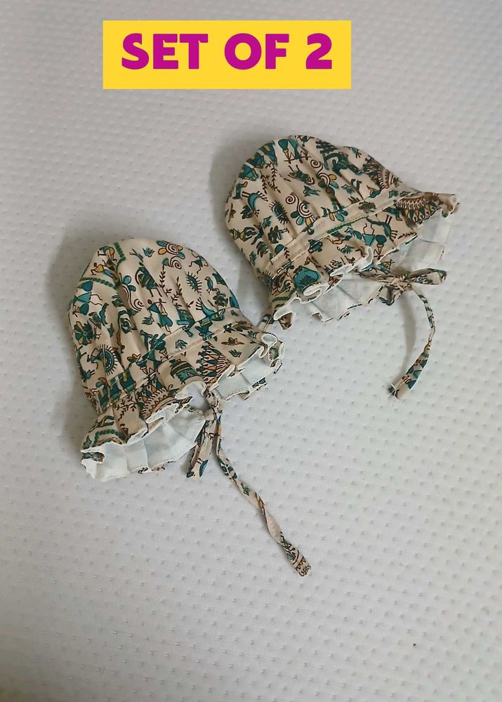 Set of 2 Baby Bonnets