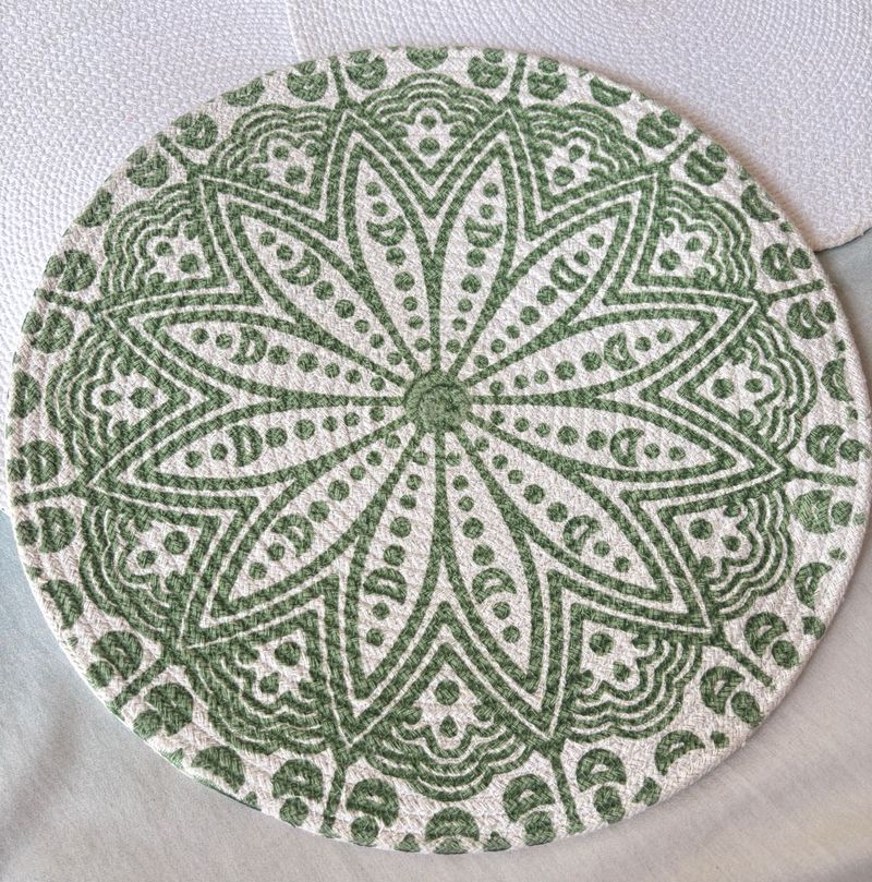 Mandala Design Round placemat