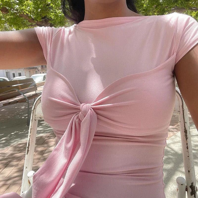 Pink bow Knot Top🎀💗