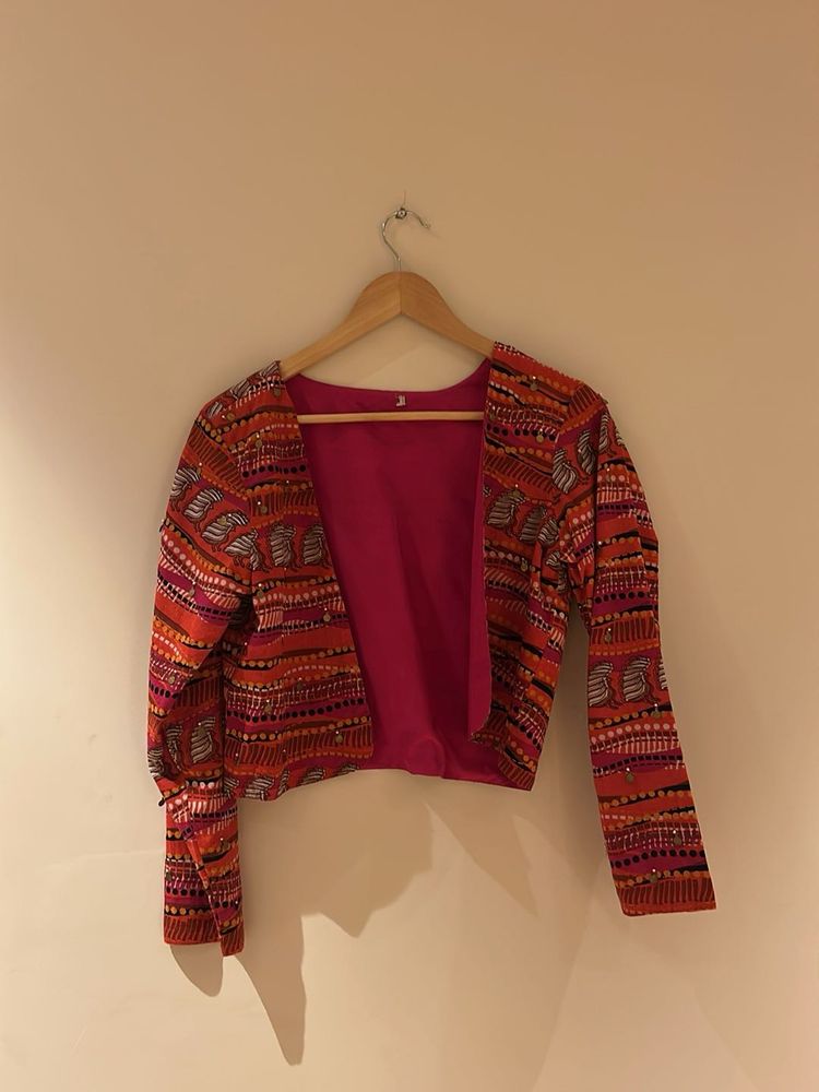 Boho Chic Cropped Jacket