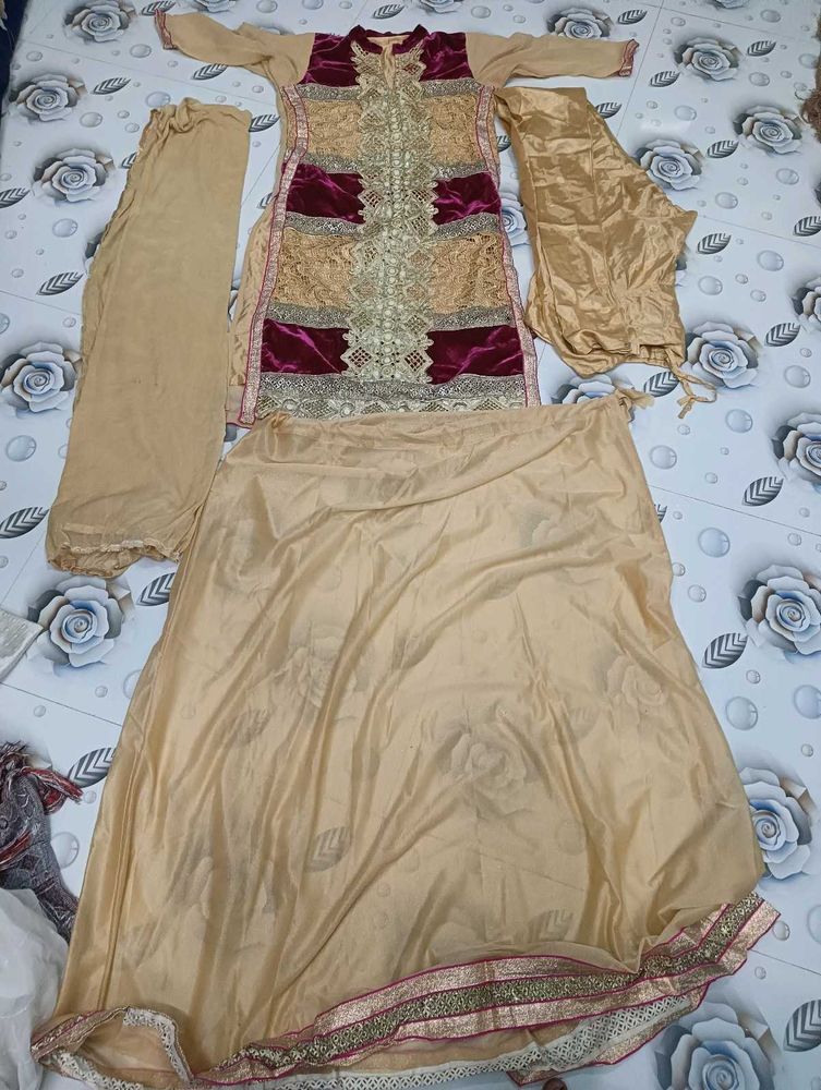 free delivery chudidar ghagra dupatta   saiz