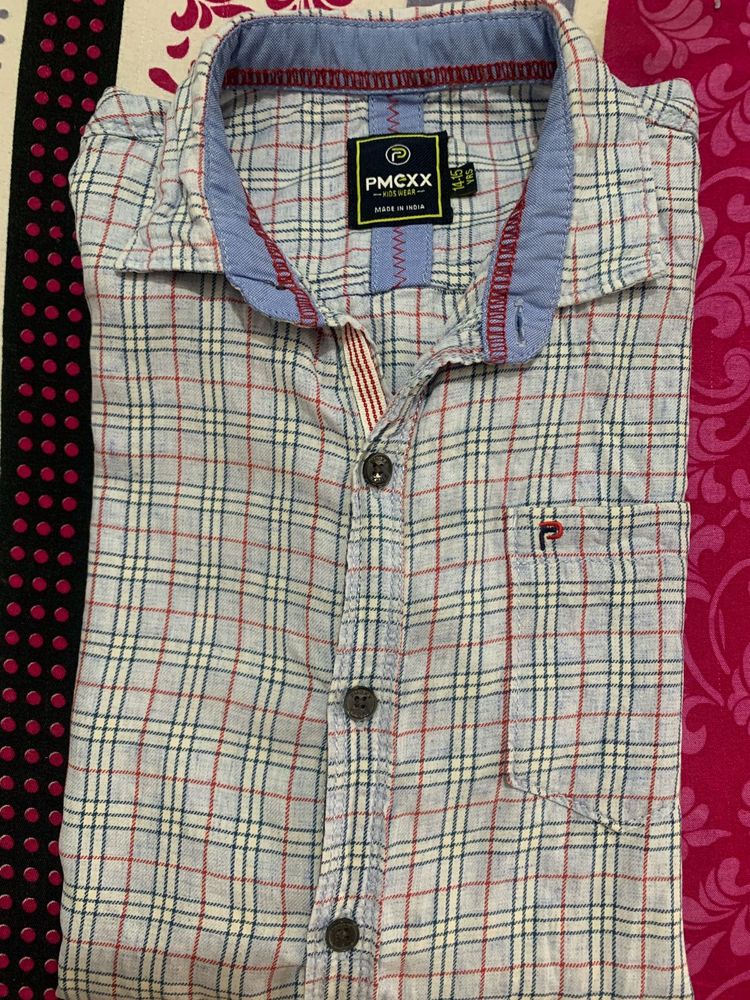 Boy’s Checked Casual Shirt