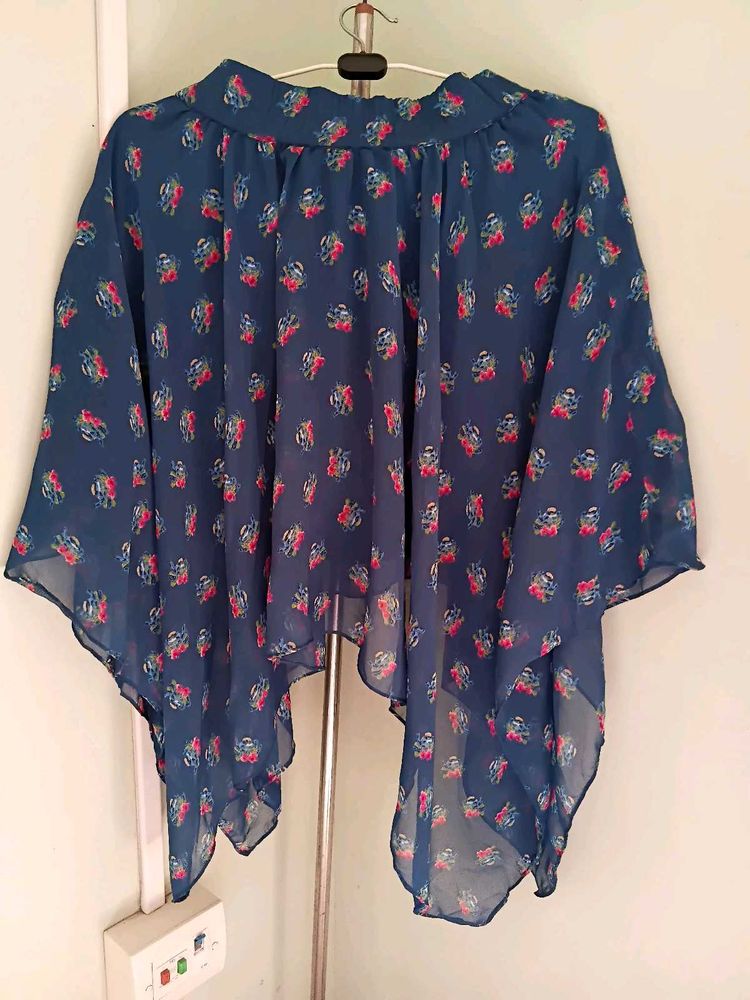 Brand New Floral Blue Skirt