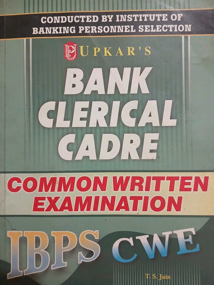 Upkar's Bank Clerical Cadre Exam Book