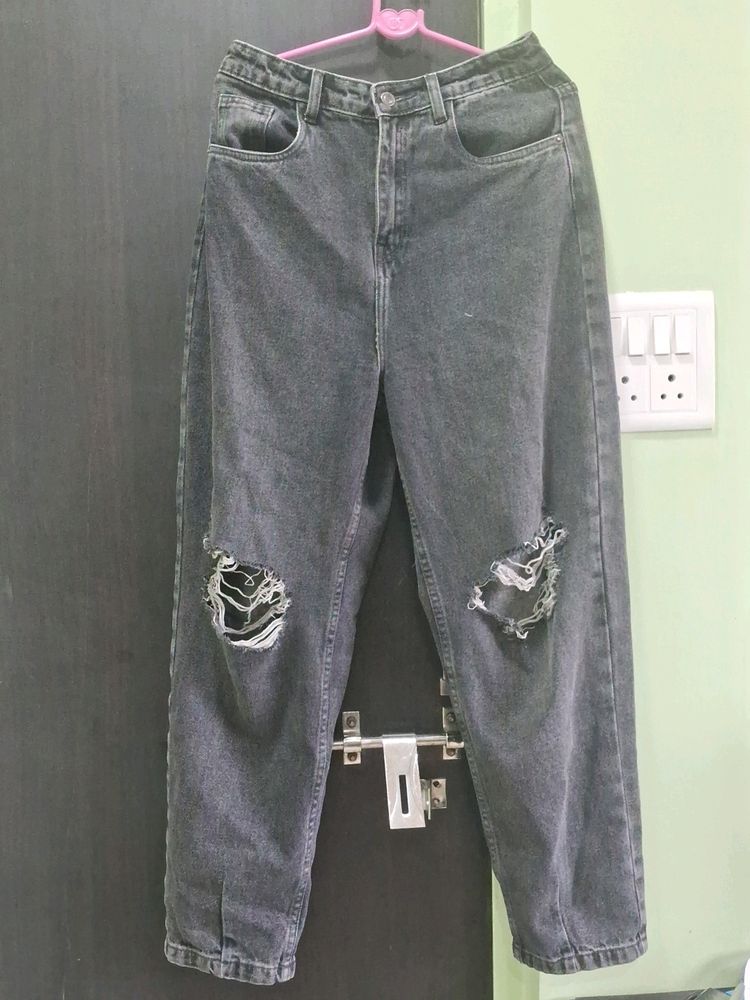 A classic mom jeans