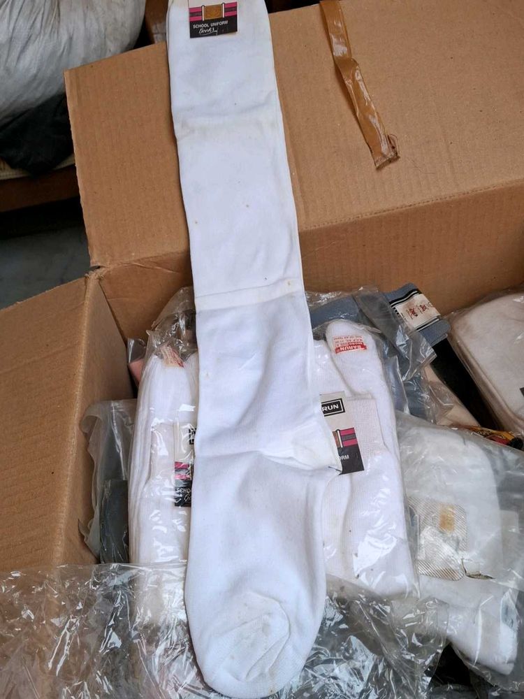 combo of 6 Classic White Crew Socks
