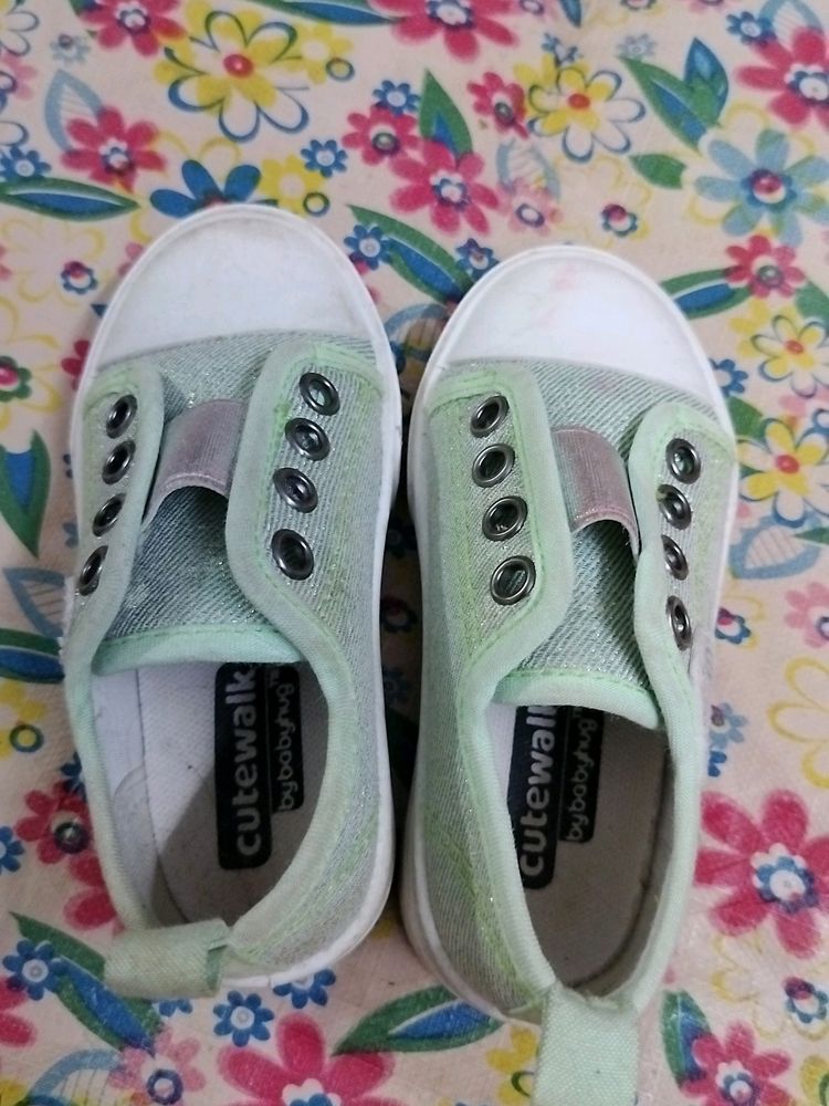Green Shoes For Baby Girl