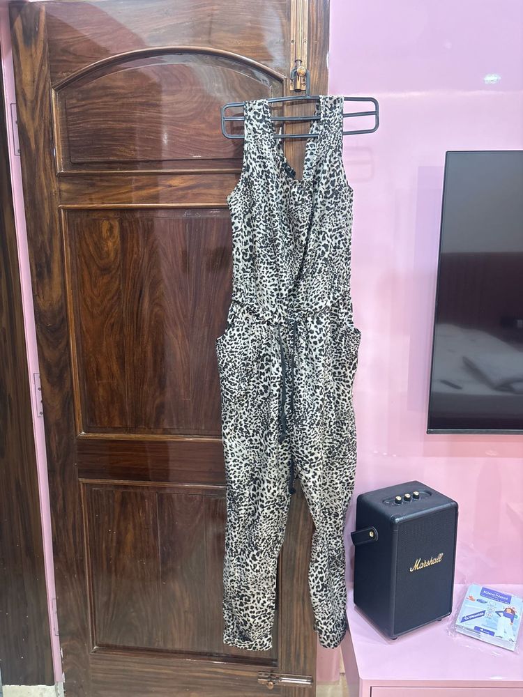 Leopard Print Jumpsuit