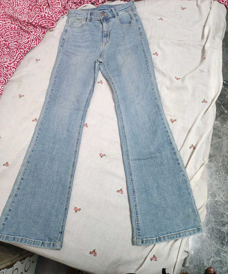 denim bootcut jeans