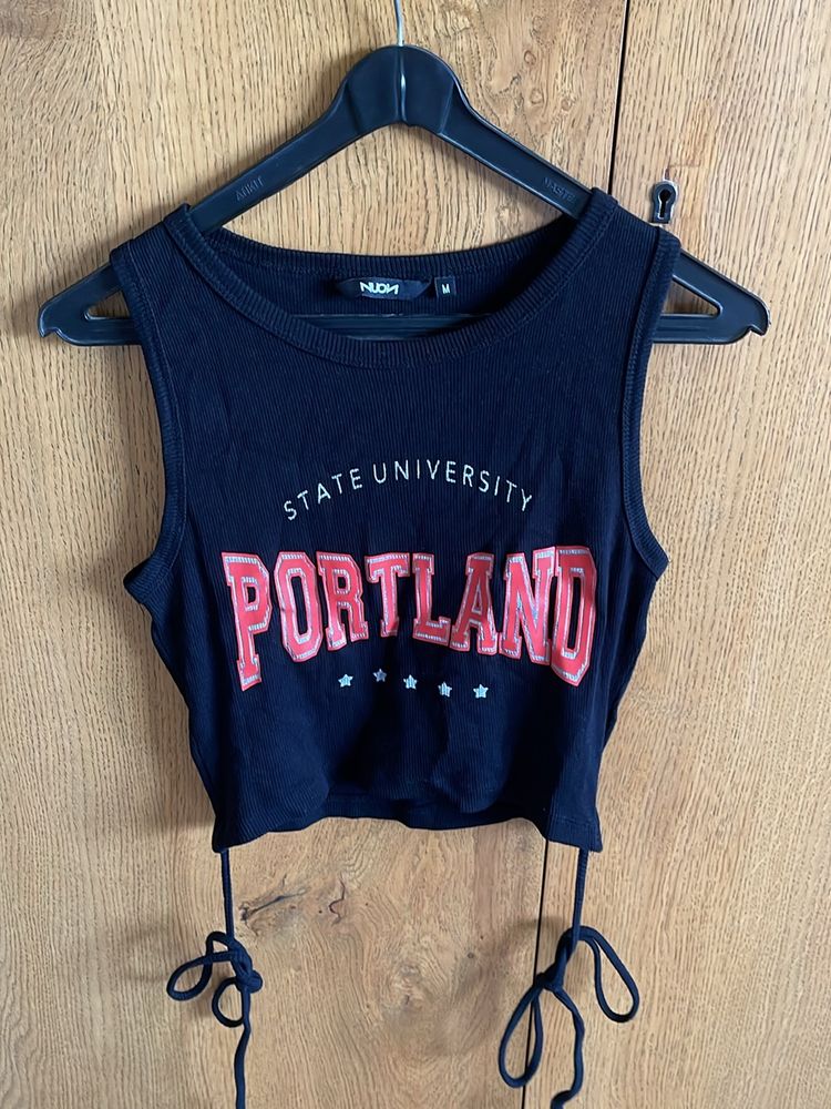 Vintage Portland State Crop Top