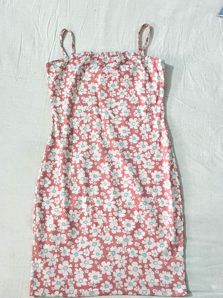 Floral Bodycon Mini Dress