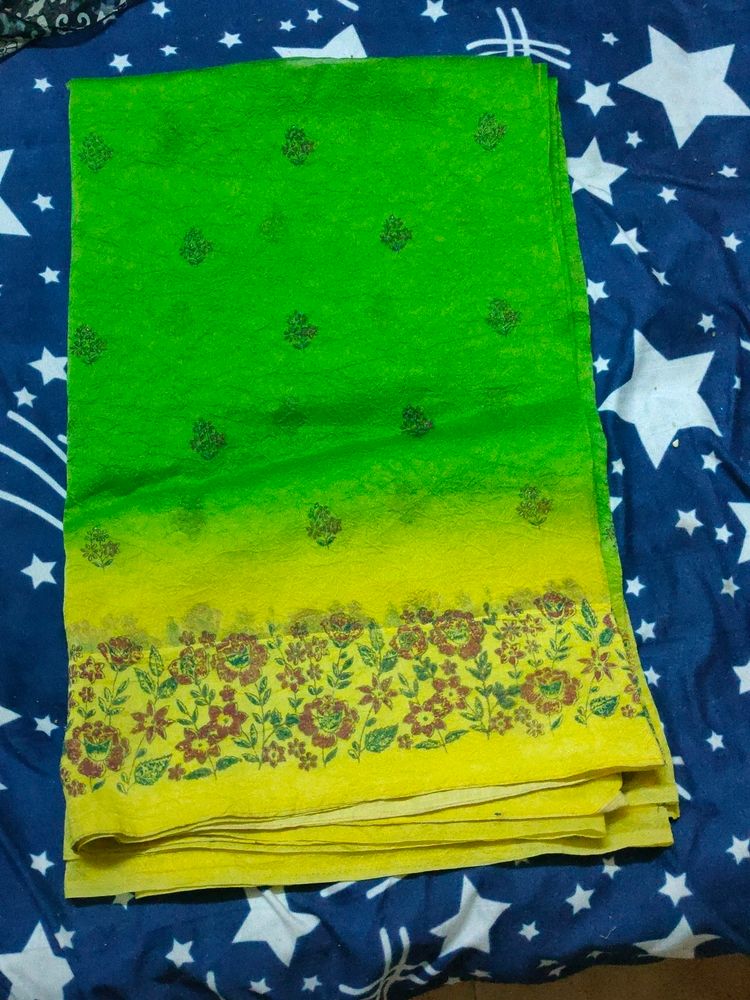 Paper Cloth Saree