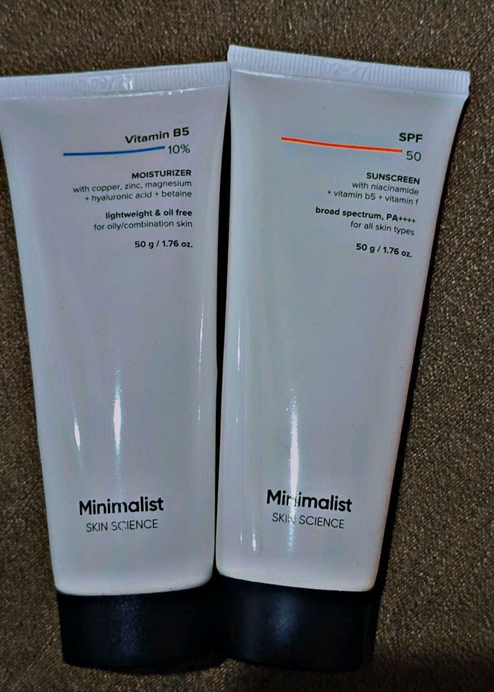 Minimalist Combo Moisturizer+Sunscreen