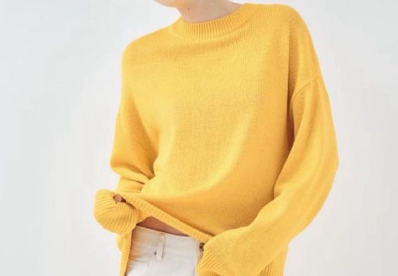 H&amp;M - Yellow Knit Sweater