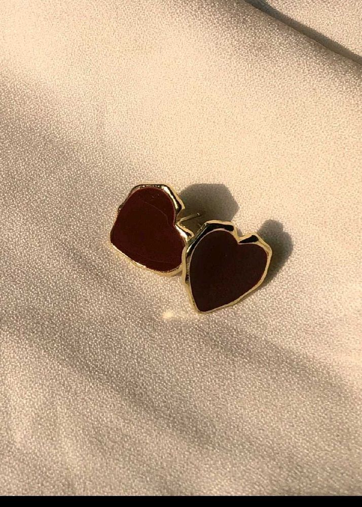 Chic Heart-Shaped Earrings