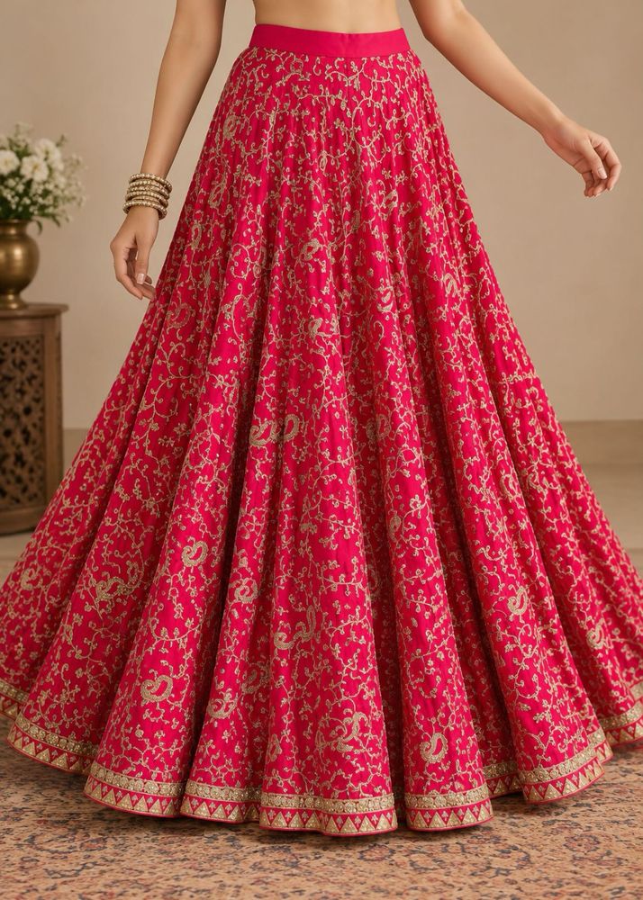 Brand new Pink embroidered Lehenga S