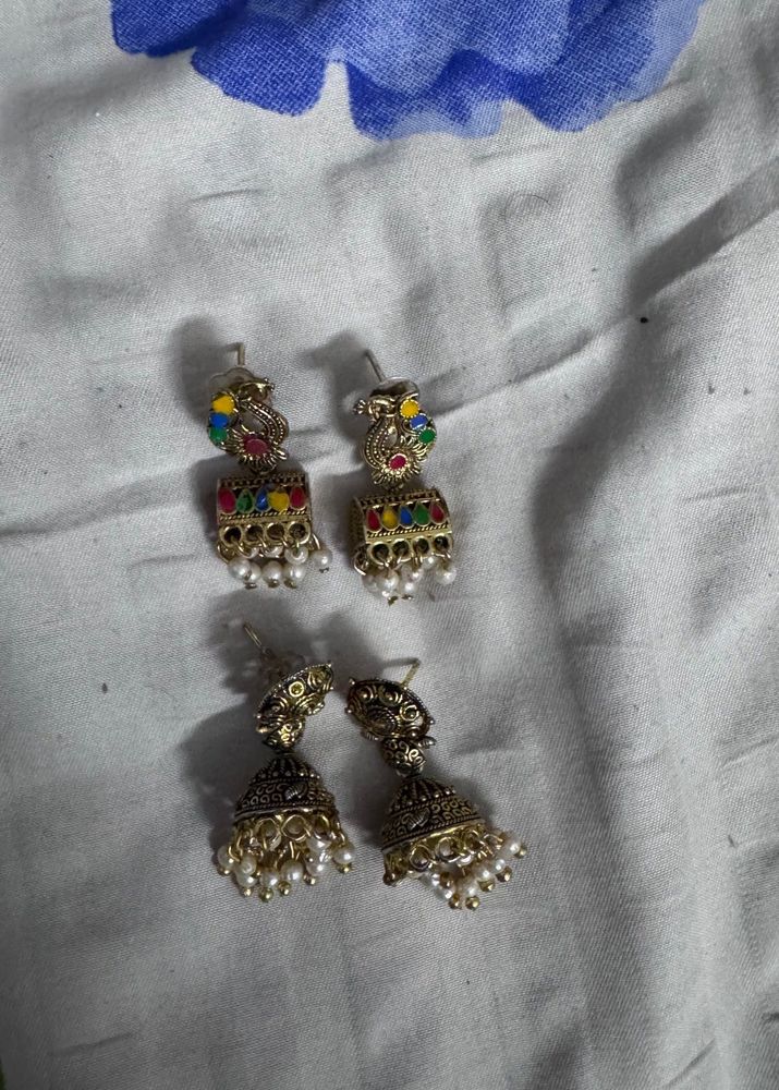 Jhumka Earrings Set