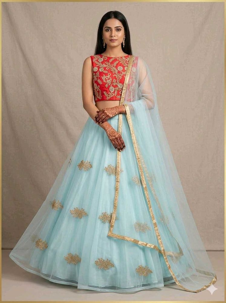 Stunning Embroidered Lehenga Choli