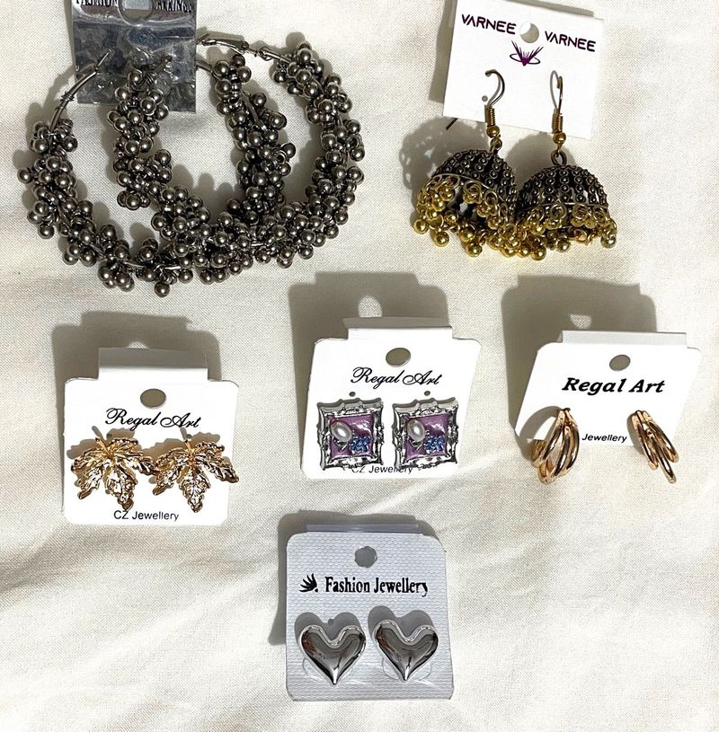 6 piece earrings set 😍