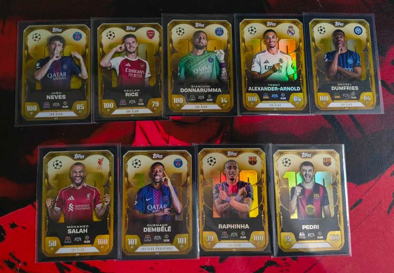 🚨🚨Topps All 9 🎁 1OO club cards