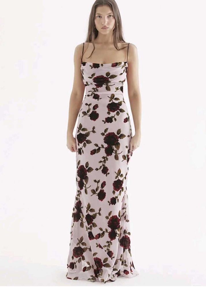 Floral Print Maxi Dress