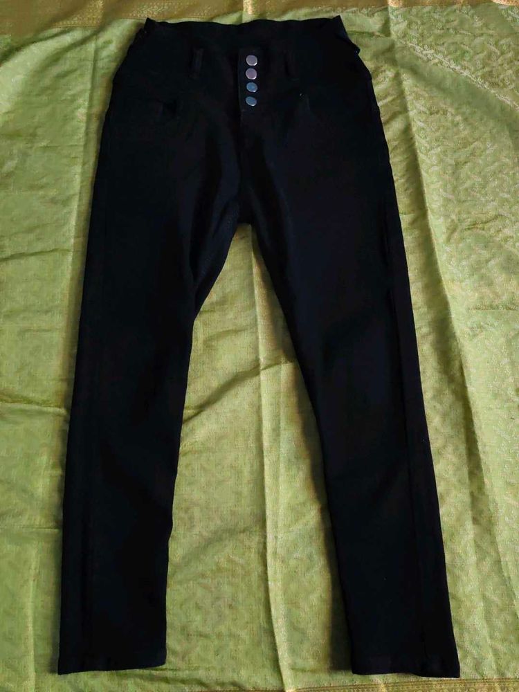 High Waisted Black Pants