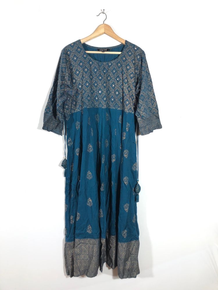 Sea Green Printed Kurta(Women’s)