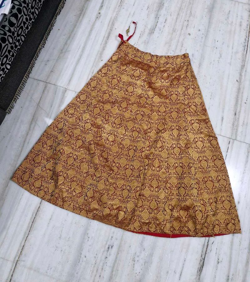 Ethnic Golden Skirt
