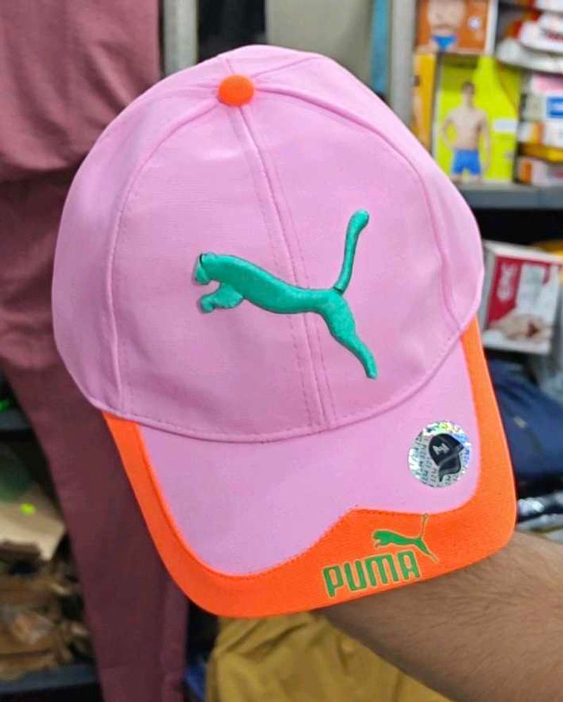Pink Puma Cap