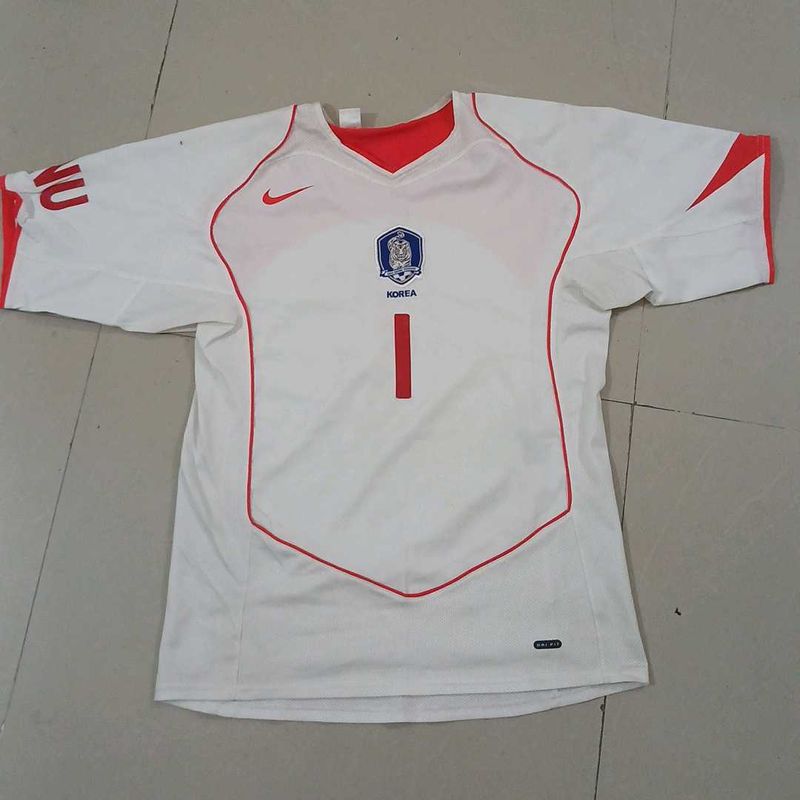 2004 retro authentic Korea Football Team with tags