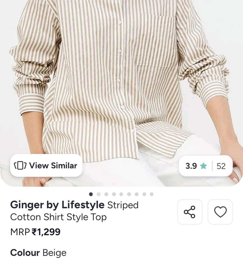 Classic Striped Button-Up Shirt