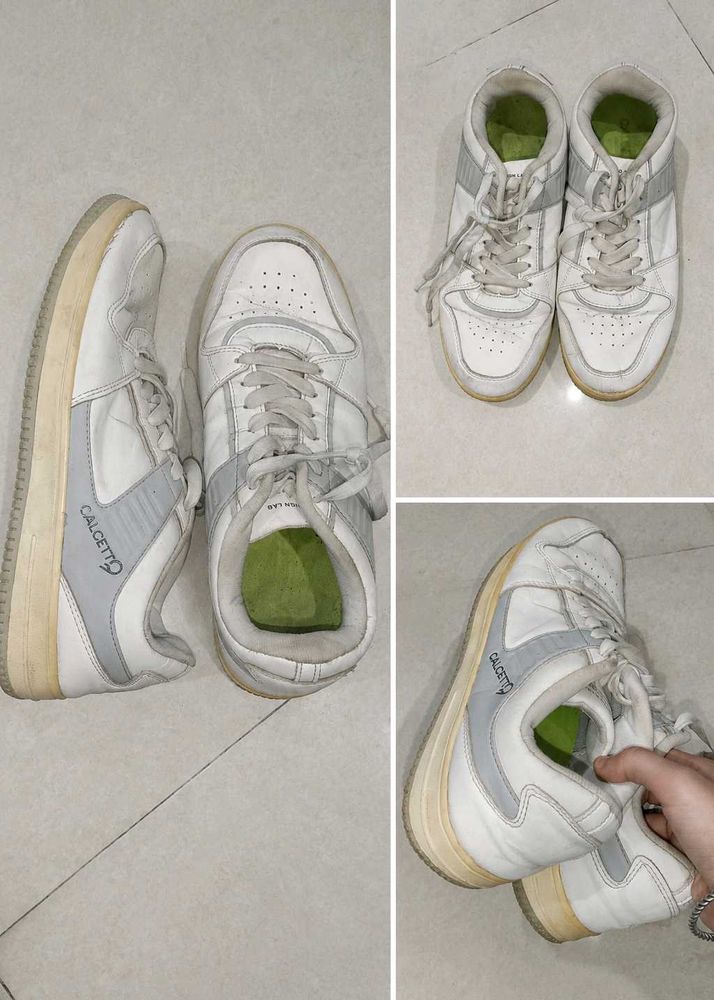 White stylish men Sneakers
