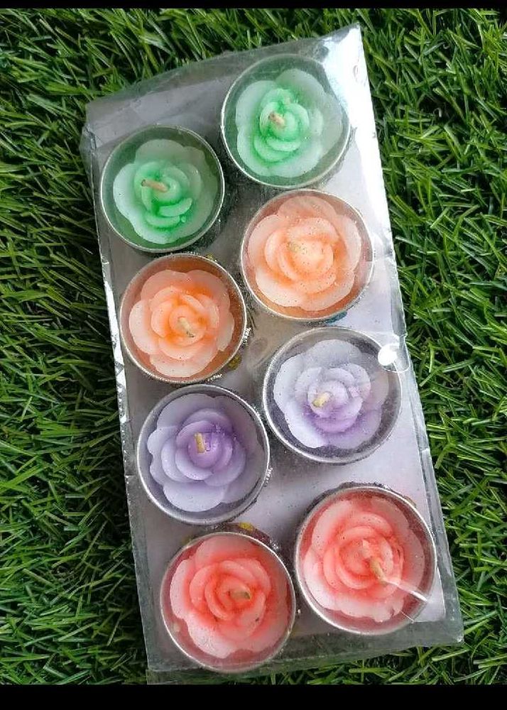 Rose Shaped Tea Light Candles