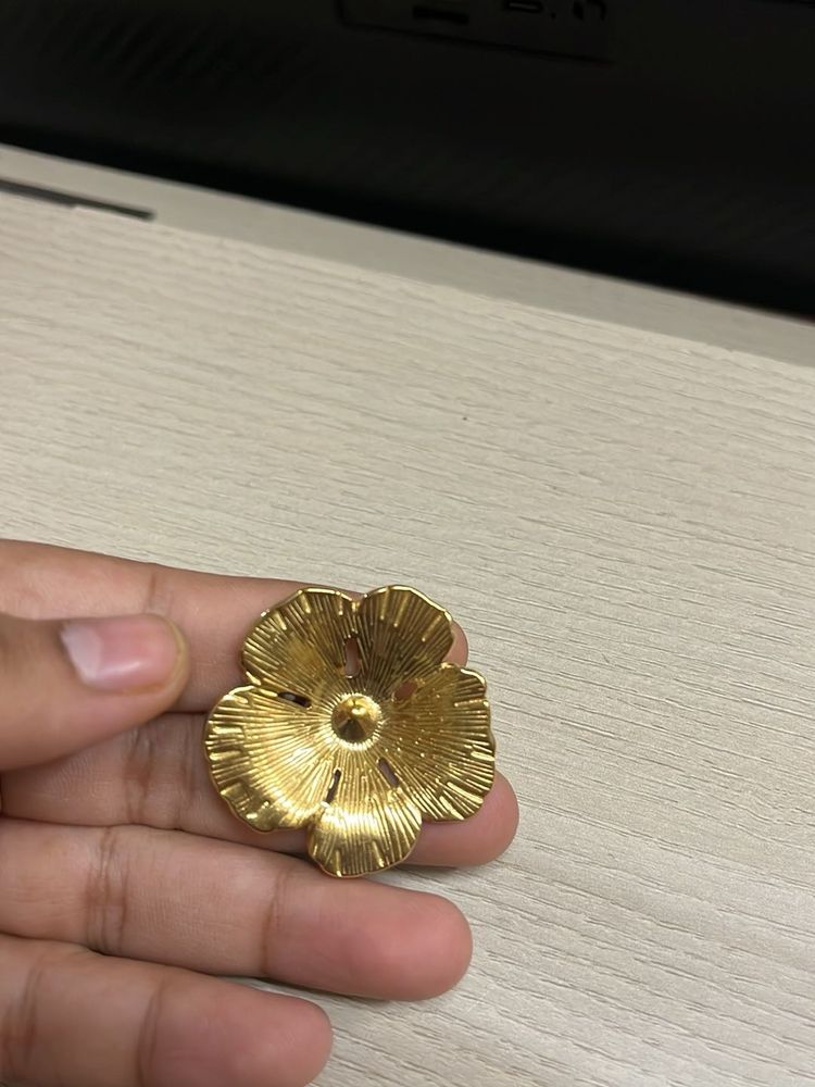 women anti tarnish gold ring