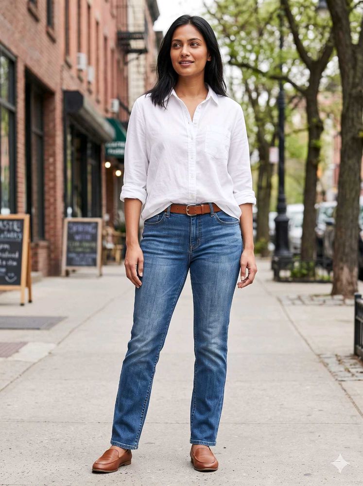Classic Blue Denim Jeans 👖