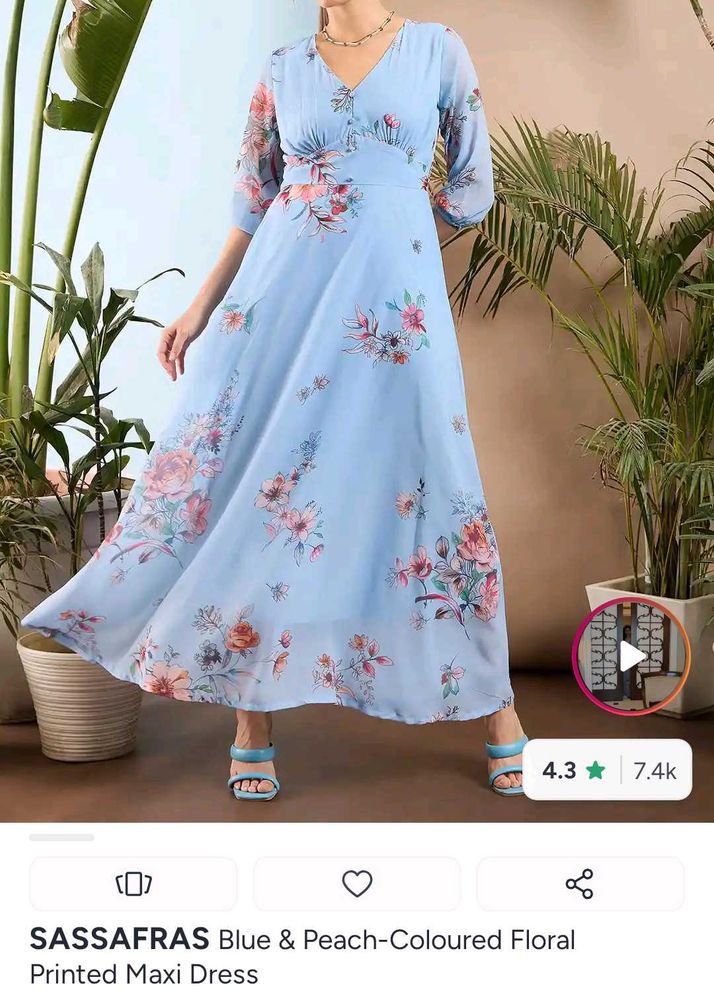 Beautiful Floral Maxi Dress