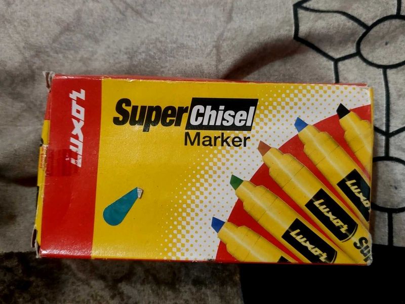 Luxor Super Chisel Markers