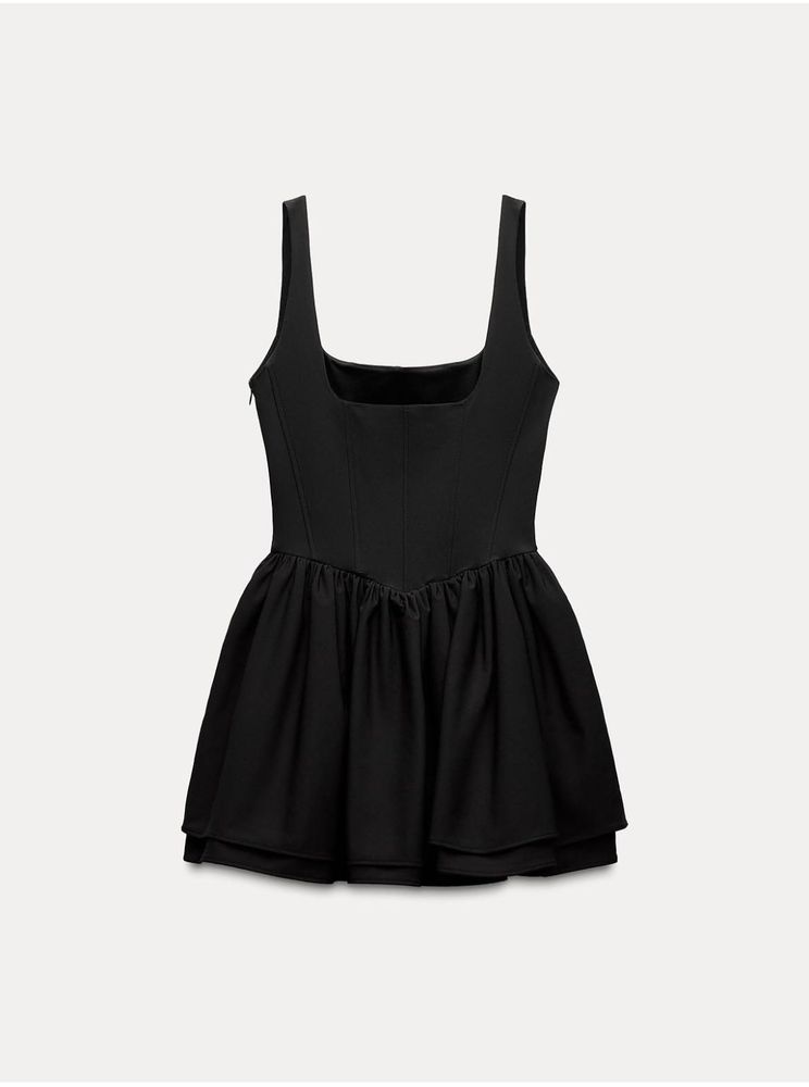 Zara Black Skater Dress