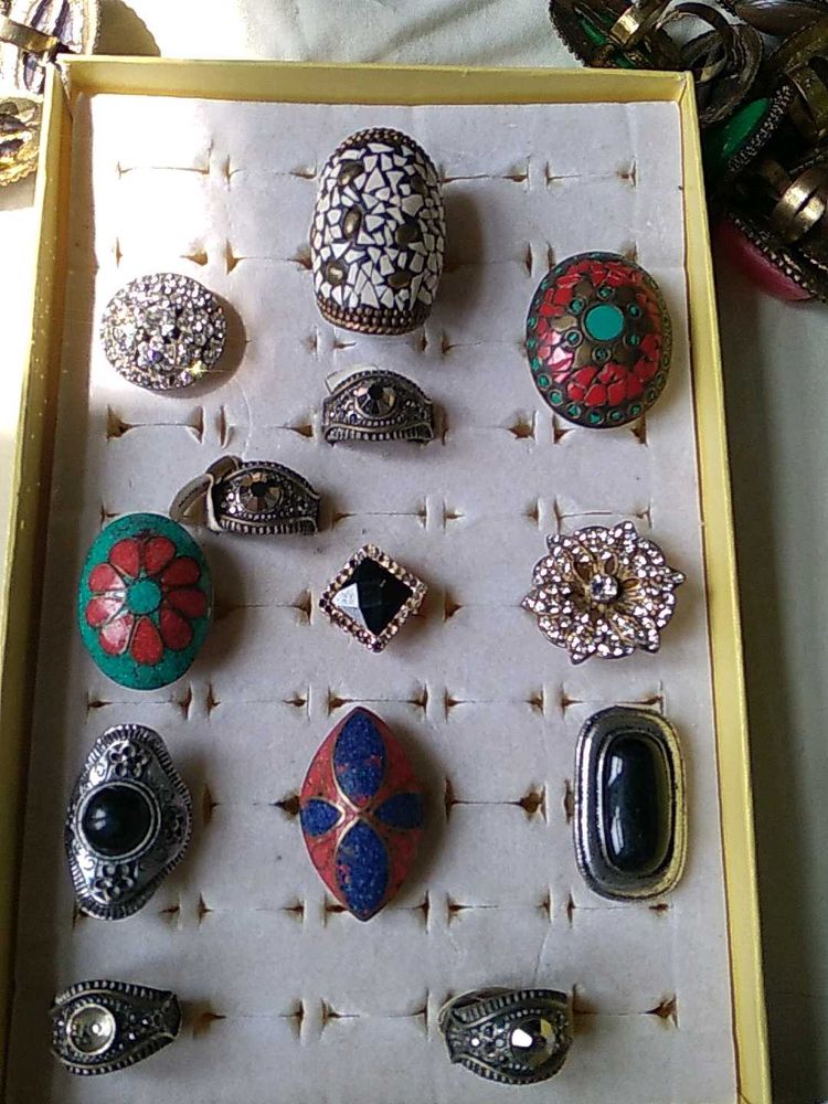 Assorted Vintage Statement Rings
