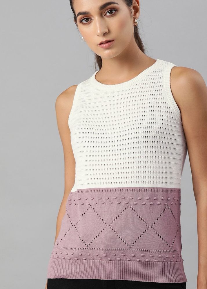Roadster Crochet Styled Back Top with Tie-Ups