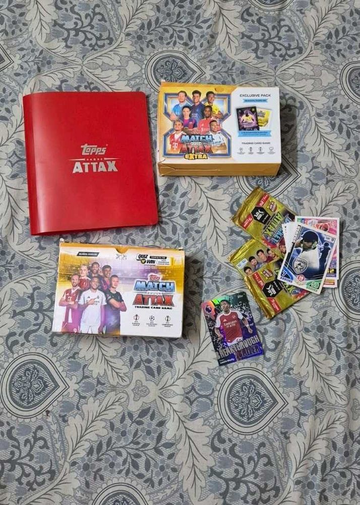 My whole Topps cards collection .