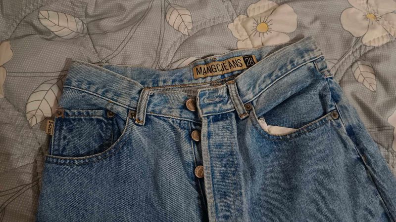 Vintage Wash Mango Denim Jeans